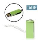 Mini Rotatable USB Flash Disk (16GB), Green - 1