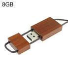 8 GB Wood Material Series USB Flash Disk - 1