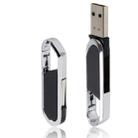 8GB Metallic Keychains Style USB 2.0 Flash Disk (Black)(Black) - 1