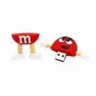4GB M Bean Style USB 2.0 Silicone Material Flash Disk - 4