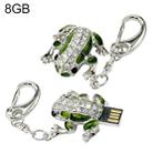 Frog Shaped Diamond Necklace Style USB Flash Disk (8GB) - 1