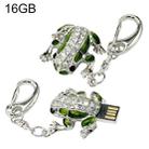 Frog Shaped Diamond Necklace Style USB Flash Disk (16GB) - 1