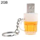 Beer Keychain Style USB Flash Disk with 2GB Memory - 1