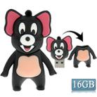 Mouse Style Silicone USB2.0 Flash disk, Special for All Kinds of Festival Day Gifts, Grey(16GB) - 1