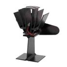 YL501 Eco-friendly Heat Powered Stove Fan for Wood / Gas / Pellet Stoves(Black) - 4