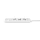 Original Xiaomi Mi Power Strip Patch Board USB3.0 2A Speed Charger Mini Patch board Converter, Cable Length: 1.8M(White) - 1