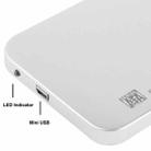 2.5 inch SATA HDD External Case, Size: 126mm x 75mm x 13mm (Silver) - 3