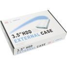 High Speed 3.5 inch HDD SATA & IDE External Case,Support USB 2.0(Silver) - 6