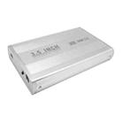 3.5 inch HDD SATA External Case, Support USB 2.0(Silver) - 1