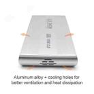 3.5 inch HDD SATA External Case, Support USB 2.0(Silver) - 4