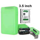 3.5 inch Hard Drive Disk HDD SATA IDE Plastic Storage Box Enclosure Case(Green) - 1