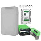 3.5 inch Hard Drive Disk HDD SATA IDE Plastic Storage Box Enclosure Case(Grey) - 1