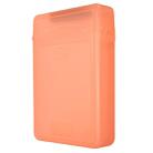 3.5 inch Hard Drive Disk HDD SATA IDE Plastic Storage Box Enclosure Case(Orange) - 2