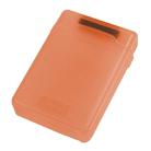 3.5 inch Hard Drive Disk HDD SATA IDE Plastic Storage Box Enclosure Case(Orange) - 3