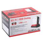 All in 1 Dual 2.5 inch/3.5 inch SATA/IDE HDD Dock Station with Card Reader & Hub - 6