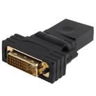 360 Degree Rotation Gold Plated DVI 24+1 Pin Male to 19 Pin HDMI Female Adapter - 3
