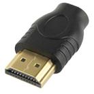 Gold Plated HDMI 19 Pin Male to Micro HDMI Female Adapter(Black) - 2