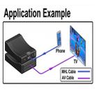 MINI MHL/HDMI TO SCART Video Converter Scaler(Black) - 10