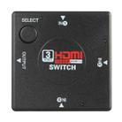 3 Ports 1080P HDMI Switch(Black) - 2
