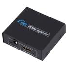 V1.4 1x2 Mini HDMI Amplifier Splitter, Support 3D & Full HD 1080P(Black) - 5
