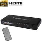 5 Ports Full HD 1080P HDMI Switch with Switch & Remote Controller, 1.3 Version (5 Ports HDMI Input, 1 Port HDMI Output)(Black) - 1