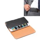 Crazy Horse Texture Vertical Flip Leather Case / Waist Bag with Back Splint for iPhone 4G - 1