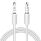 AUX Cable, 3.5mm Male Mini Plug Stereo Audio Cable for iPhone / iPad / iPod / MP3 , Length: 1m(White) - 1