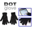 Dot Gloves of touch screen for iPhone 5, iPhone 4 & 4S, iPhone 3G/3GS, iPhone, iPad, BlackBerry(Black) - 1