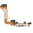 Tail Connector Charger Flex Cable for iPhone 4(Black) - 1