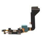 Tail Connector Charger Flex Cable for iPhone 4(Black) - 4