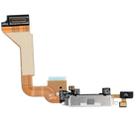 Original Tail Connector Charger Flex Cable for iPhone 4(White) - 1