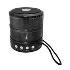 S28 Metal Mobile Bluetooth Stereo Portable Speaker with Hands-free Call Function(Black) - 1