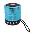 S28 Metal Mobile Bluetooth Stereo Portable Speaker with Hands-free Call Function(Blue) - 1