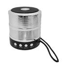 S28 Metal Mobile Bluetooth Stereo Portable Speaker with Hands-free Call Function(Silver) - 1