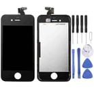 Digitizer Assembly (LCD + Frame + Touch Pad) for iPhone 4(Black) - 1