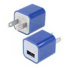 US Plug USB Charger(Dark Blue) - 1