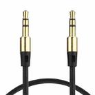 1m Aux Audio Cable 3.5mm Male to Male, Compatible with Phones, Tablets, Headphones, MP3 Player, Car/Home Stereo & More(Black) - 1