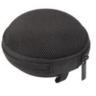 Grid Style Carrying Bag Box for Headphone / Earphone(Black) - 4