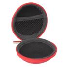 Grid Style Carrying Bag Box for Headphone / Earphone(Red) - 3