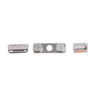 Original Lock Button Power Key Switch ON / OFF + Mute Switch Button Key + Volume Key for iPhone 4S - 2