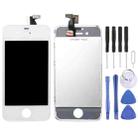 Digitizer Assembly (Original LCD + Frame + Touch Pad) for iPhone 4S (White) - 1