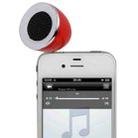 3W 3.5mm Jack Mobile Phone Speaker(Red) - 1