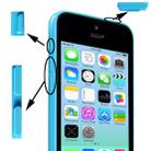 3 in 1 Mute Button + Power Button + Volume Button for iPhone 5C(Blue) - 1