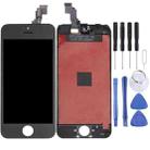 TFT LCD Screen for iPhone 5C Digitizer Full Assembly with Frame (Black) - 1
