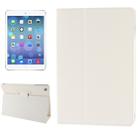 Litchi Texture Flip Leather Case with Holder & Sleep / Wake-up Function for iPad Air(White) - 1