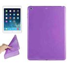 Smooth Surface TPU Protective Case for iPad Air (Dark Purple) - 1