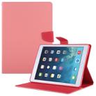 GOOSPERY FANCY DIARY for iPad Air Cross Texture Leather Case with Card Slot & Holder & Wallet(Pink) - 1
