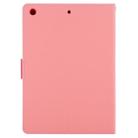 GOOSPERY FANCY DIARY for iPad Air Cross Texture Leather Case with Card Slot & Holder & Wallet(Pink) - 3