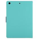 GOOSPERY FANCY DIARY for iPad Air Cross Texture Leather Case with Card Slot & Holder & Wallet(Mint Green) - 3