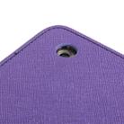 GOOSPERY FANCY DIARY for iPad Air Cross Texture Leather Case with Card Slot & Holder & Wallet(Purple) - 7